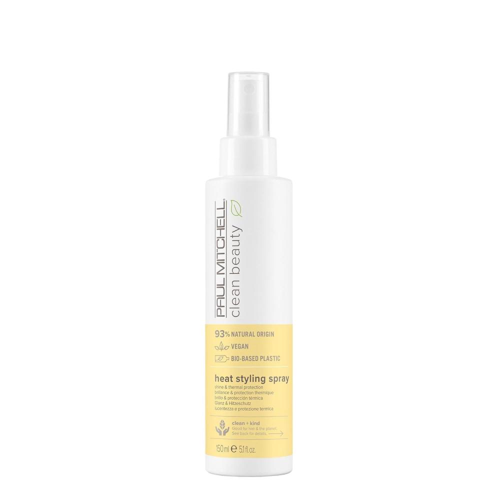 image:imagePaul Mitchell Clean Beauty Heat Styling Spray Shine amp Thermal Protection For All Hair Types That Heat Style 51 fl oz