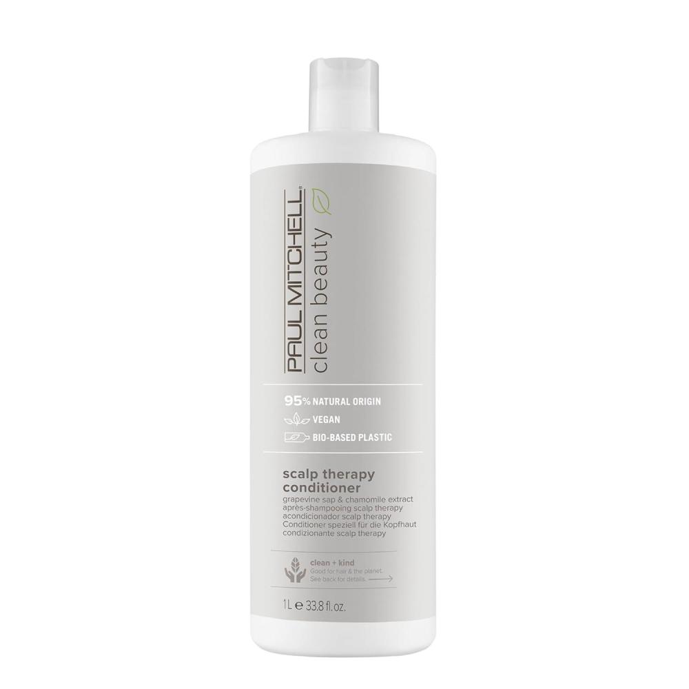 image:imagePaul Mitchell Clean Beauty Scalp Therapy Conditioner Gently Conditions Cools All Hair Types Especially Dry Oily Sensitive Scalps338 Fl Oz Pack of 1