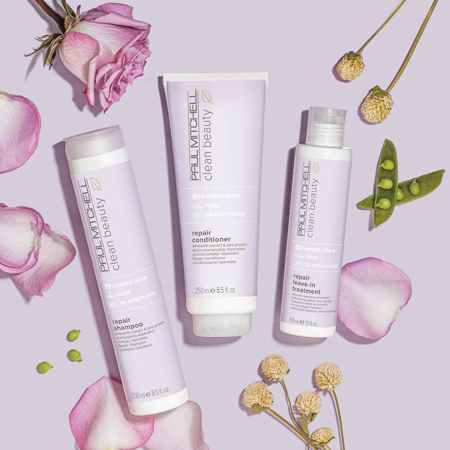 image:imagePaul Mitchell Clean Beauty Repair LeaveIn Treatment LeaveIn Conditioner Restores Strands For Damaged Brittle Hair 51 fl oz