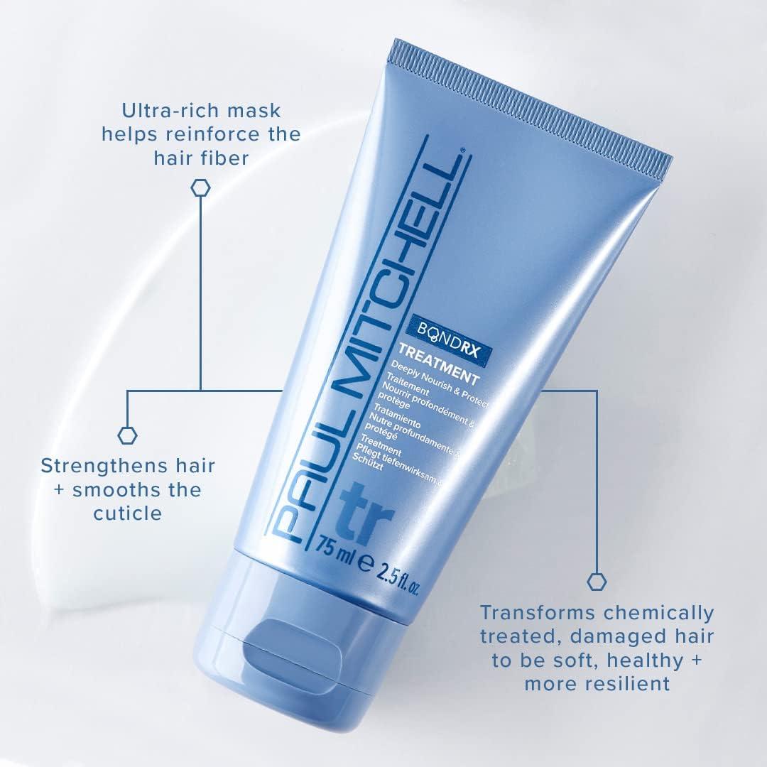 image:imagePaul Mitchell Bond Rx Treatment Deeply Nourishes Protects For Chemically Treated Damaged HairLuxurious scent with warm notes of amber sandalwood and vanilla orchid