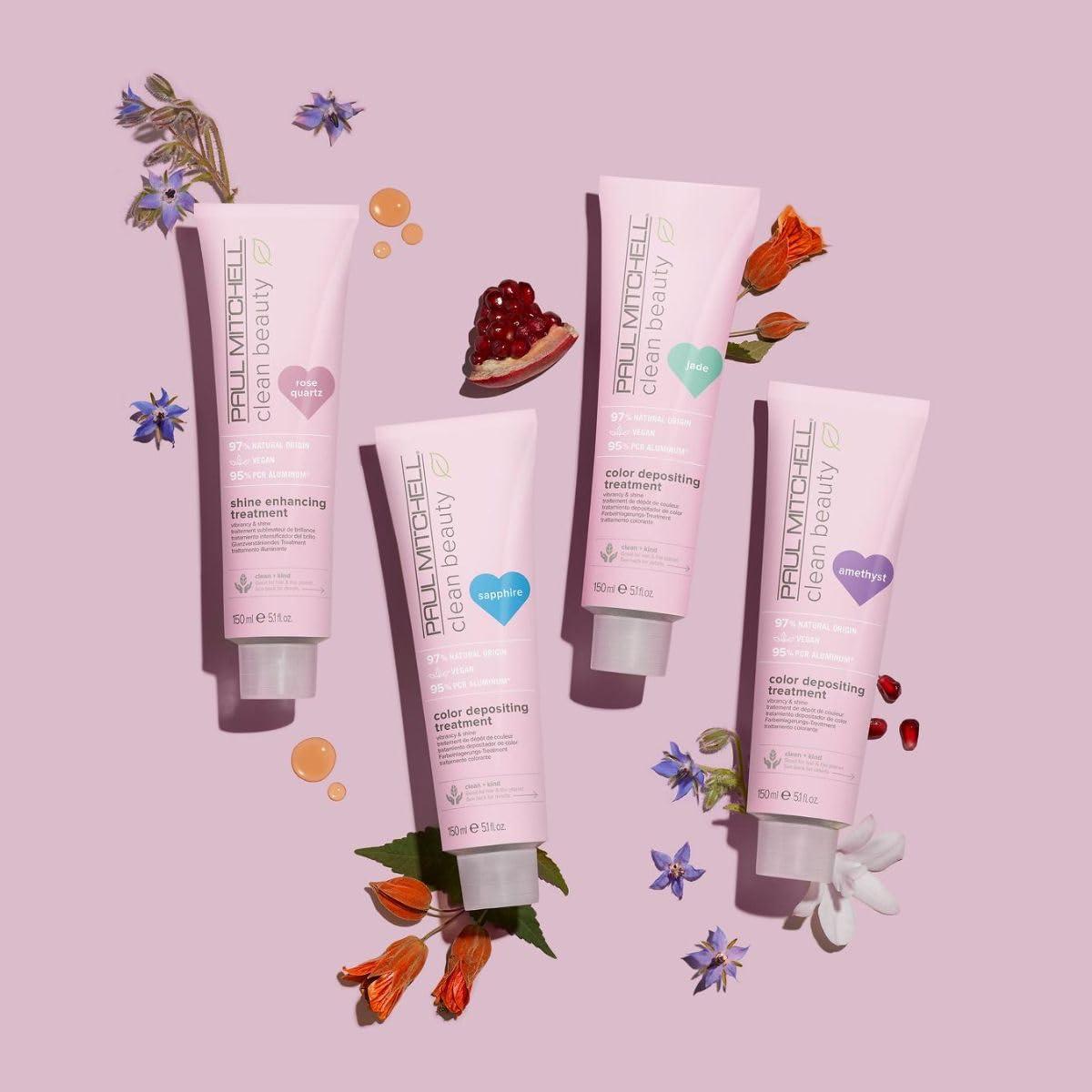 image:imagePaul Mitchell Clean Beauty ColorDepositing Treatment For Refreshing Protecting ColorTreated HairRose Quartz
