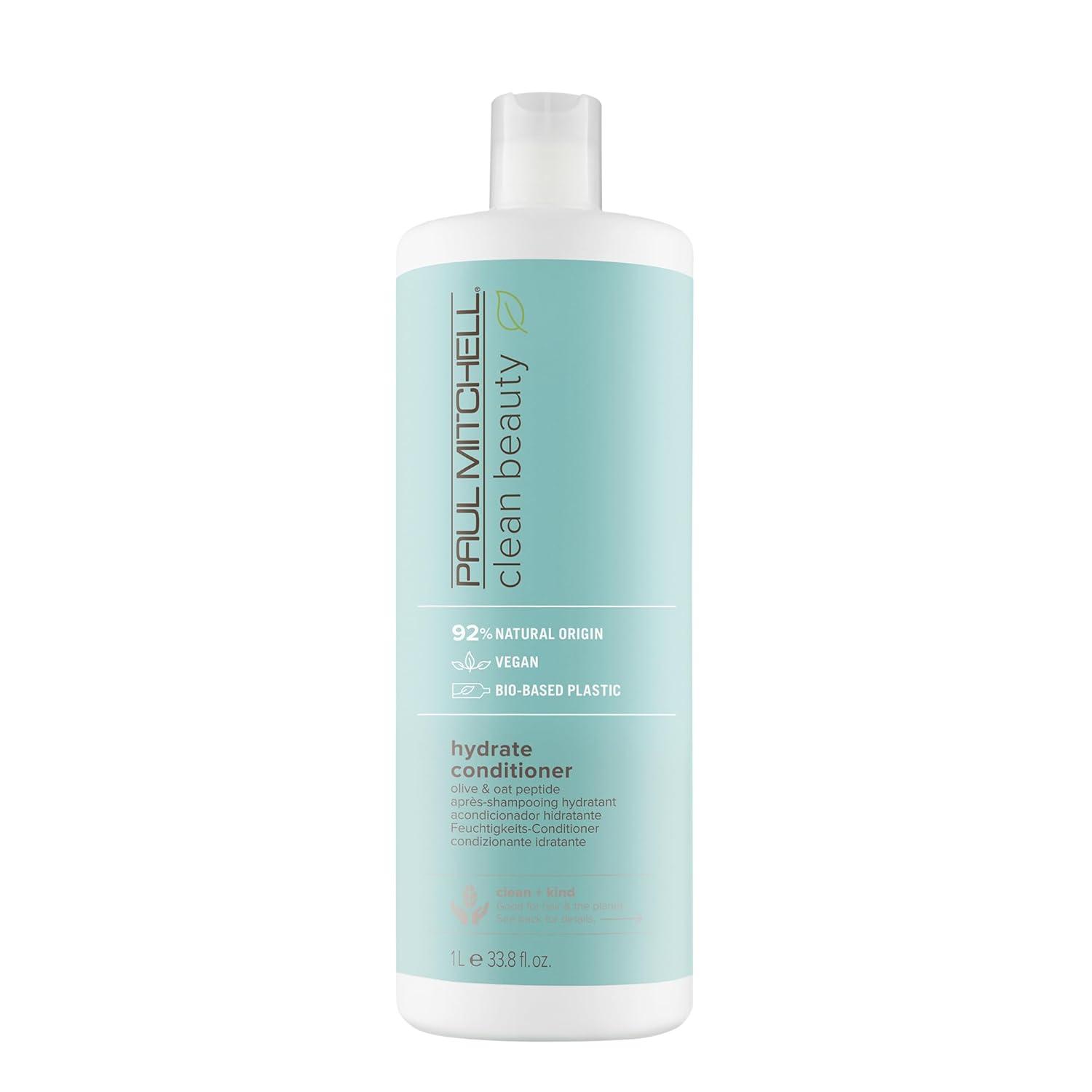 image:imagePaul Mitchell Clean Beauty Hydrate Conditioner Intensely Nourishing Conditioner Improves Manageability For Dry HairMild floral earthy scent
