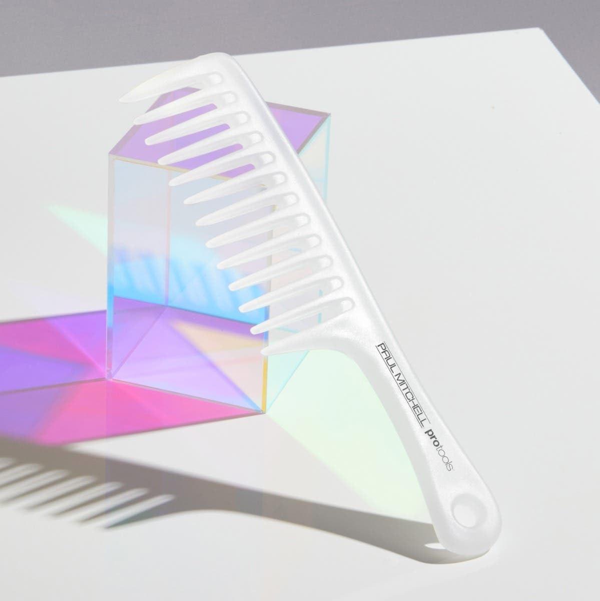 image:imagePaul Mitchell Detangler Comb Wide Tooth Comb Detangles Wet or Dry HairNight Sky Blue 962 inLength Pack of 1