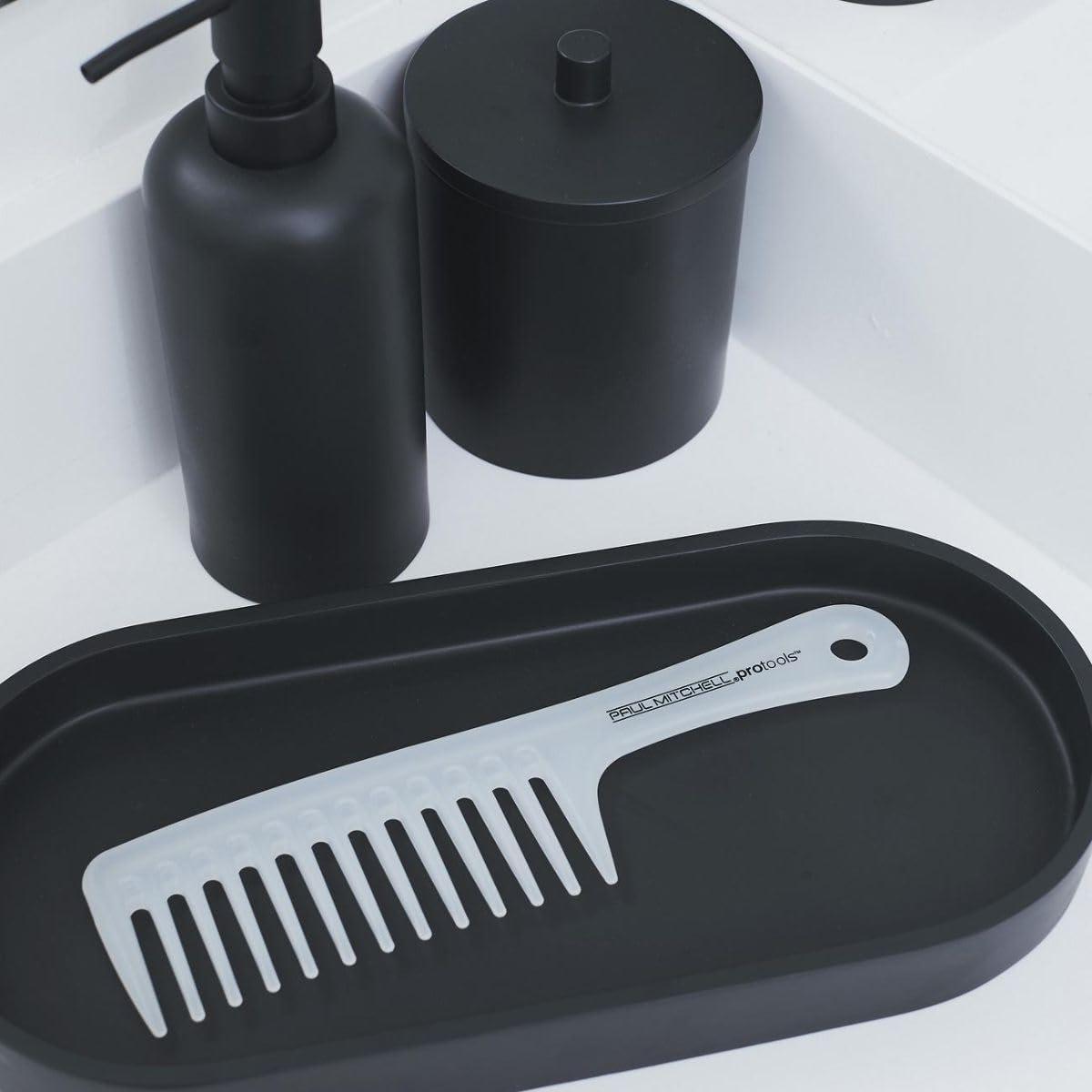 image:imagePaul Mitchell Detangler Comb Wide Tooth Comb Detangles Wet or Dry HairOpaque 962 inLength Pack of 1