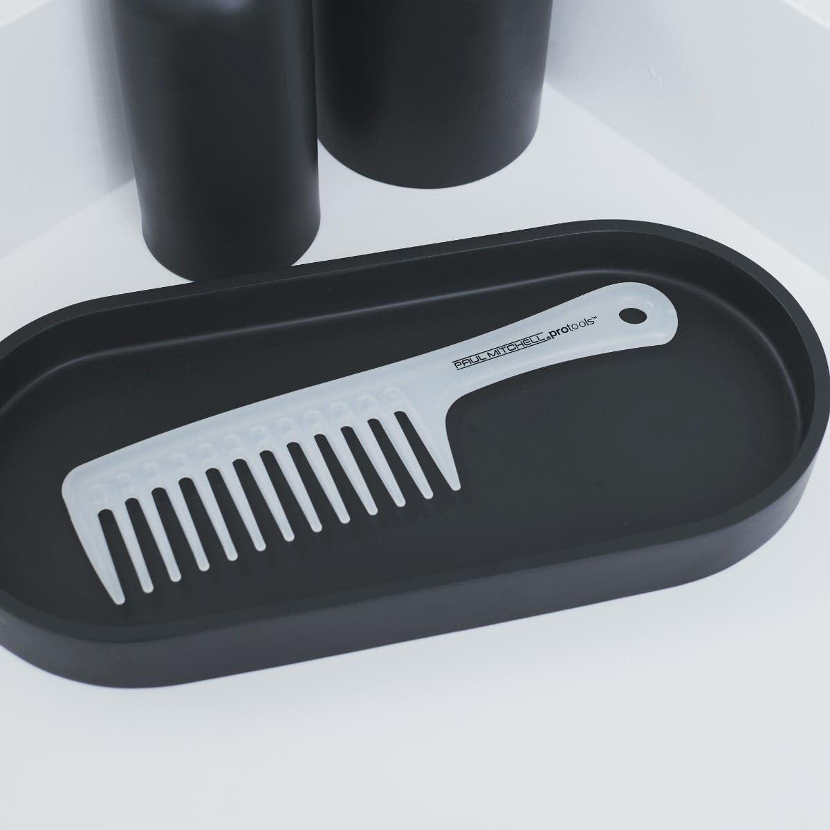image:imagePaul Mitchell Detangler Comb Wide Tooth Comb Detangles Wet or Dry HairSeafoam 962 inLength Pack of 1