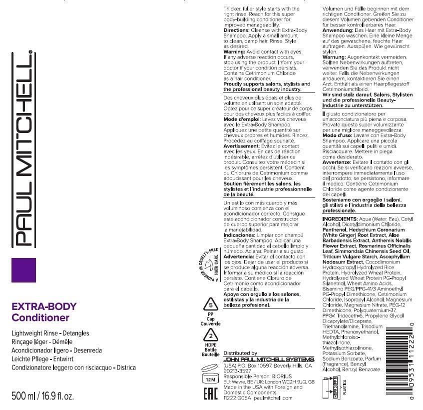 image:imagePaul Mitchell ExtraBody Conditioner Adds Bounce Fullness For Fine HairVibrant crisp apple scent