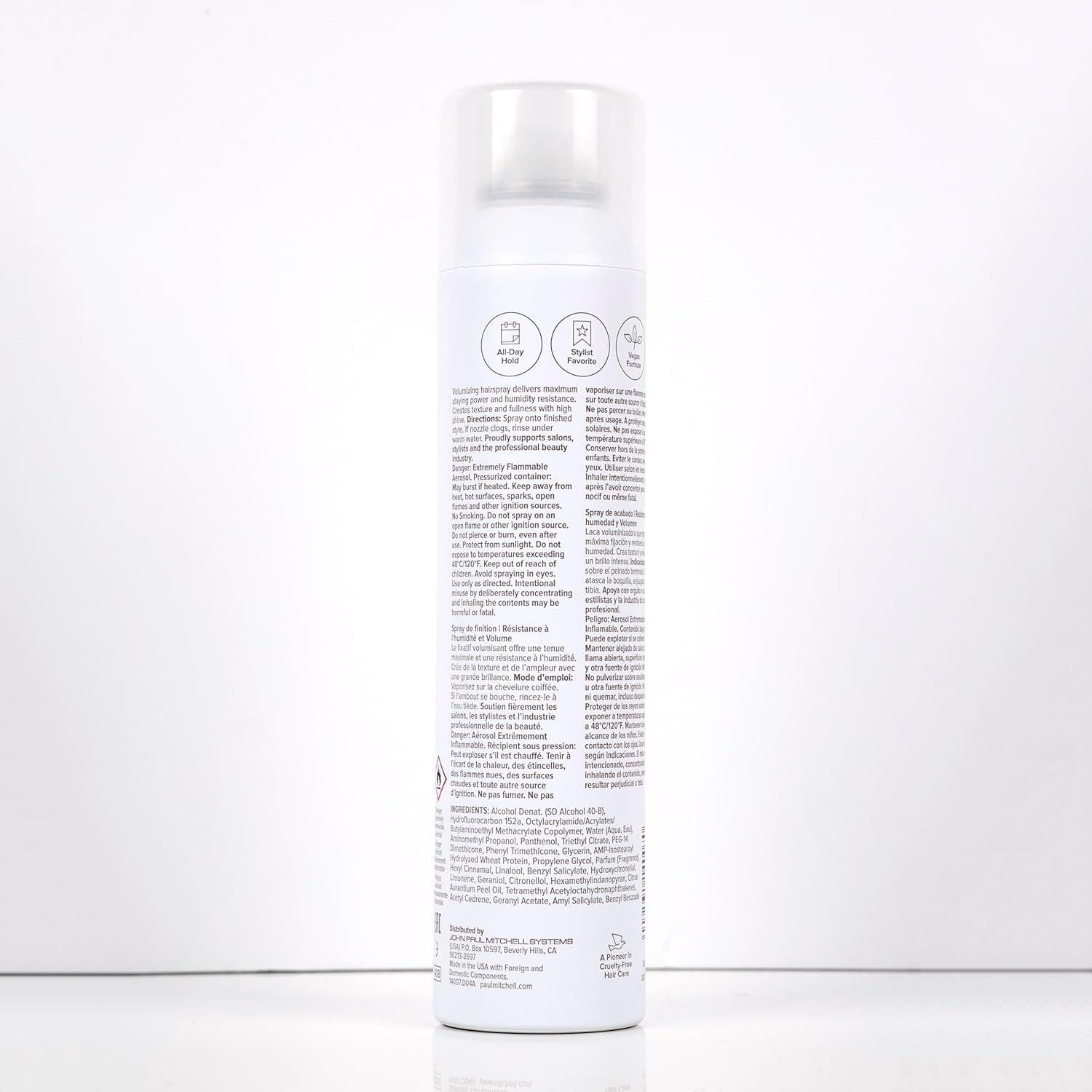 image:imagePaul Mitchell ExtraBody Firm Hairspray Extreme Hold Maximum Volume Humidity Resistance For Fine Hair 95 oz
