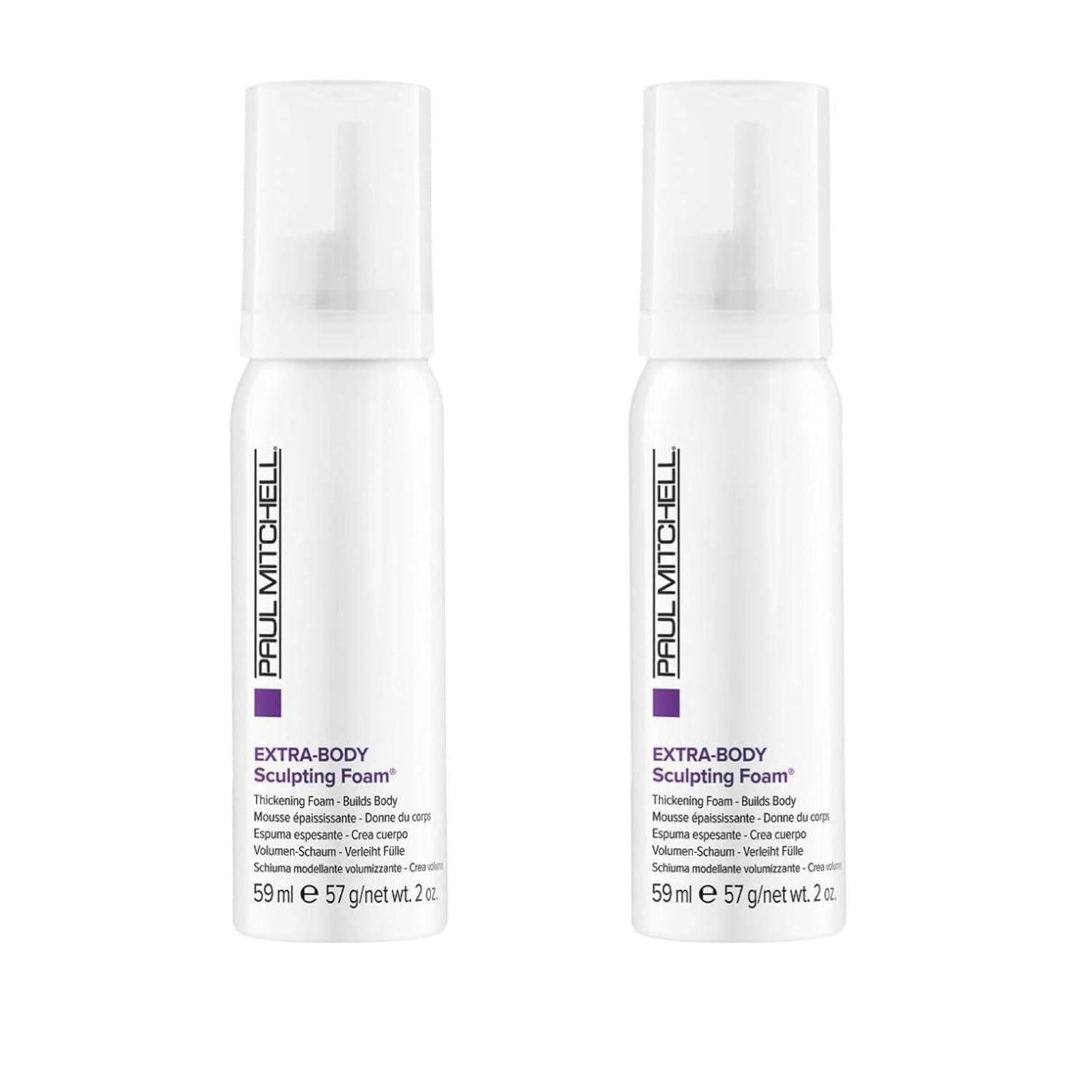 image:imagePaul Mitchell ExtraBody Sculpting Foam Adds Fullness Touchable Finish For Fine HairA complex citrus herbal scent with energizing notes of lemon and neroli