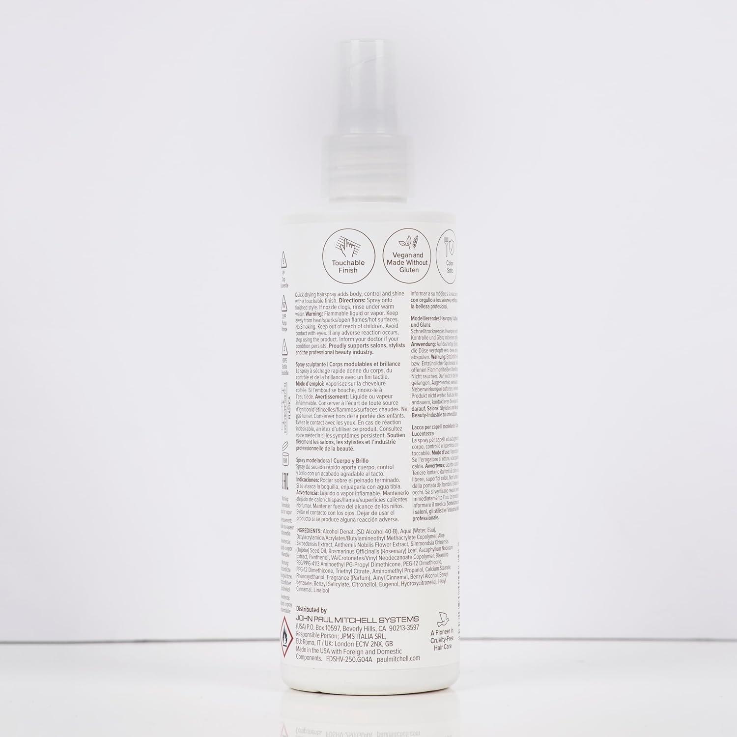image:imagePaul Mitchell Fast Drying Sculpting Spray Medium Hold Touchable Finish For All Hair TypesRefreshing cucumber melon scent with soft floral notes