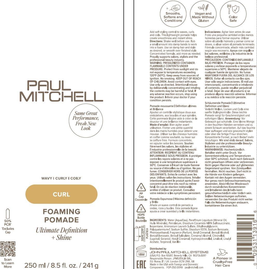 image:imagePaul Mitchell Foaming Pomade Defines Texture Boosts Shine For Curly Hair Wavy Coily HairRefreshing cucumber melon scent with soft floral notes
