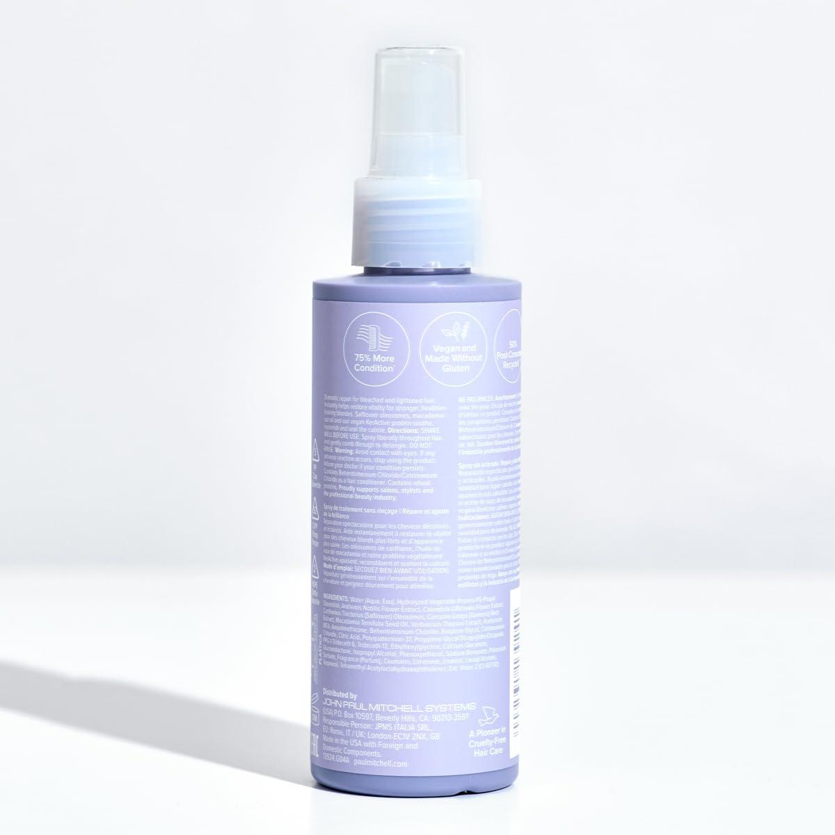 image:imagePaul Mitchell Forever Blonde LeaveIn Treatment Spray Repairs Adds Shine Ideal For Bleached Lightened Hair 51 fl oz