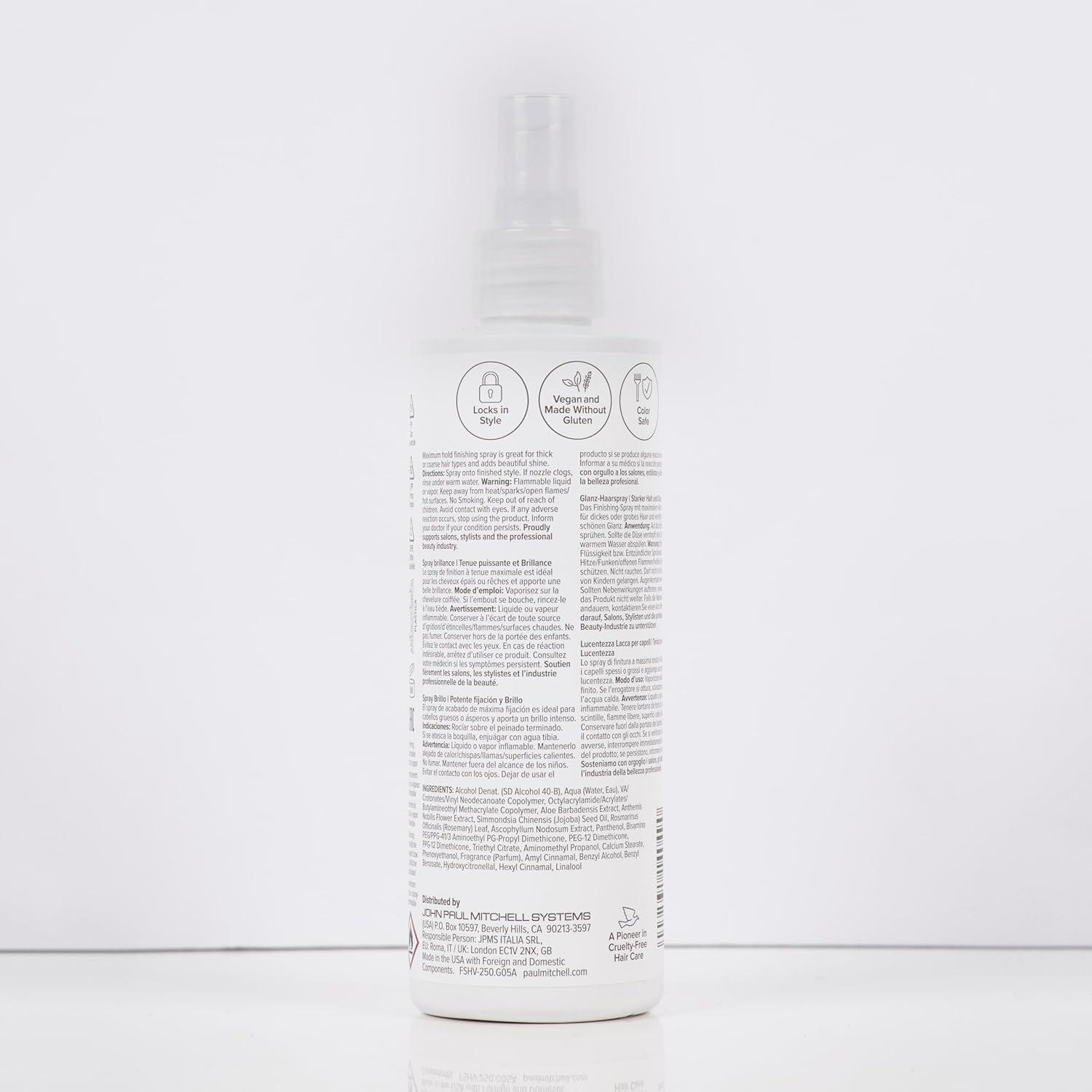 image:imagePaul Mitchell Freeze and Shine Super Hairspray Maximum Hold Shiny Finish Hairspray For Coarse Hair338 Fl Oz Pack of 1
