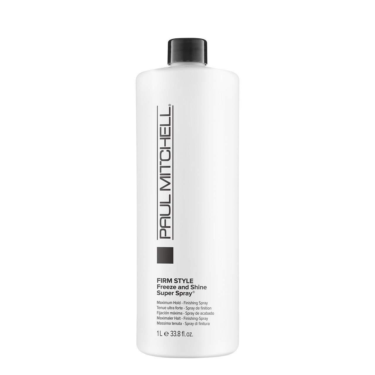 image:imagePaul Mitchell Freeze and Shine Super Hairspray Maximum Hold Shiny Finish Hairspray For Coarse HairRefreshing cucumber melon scent with soft floral notes