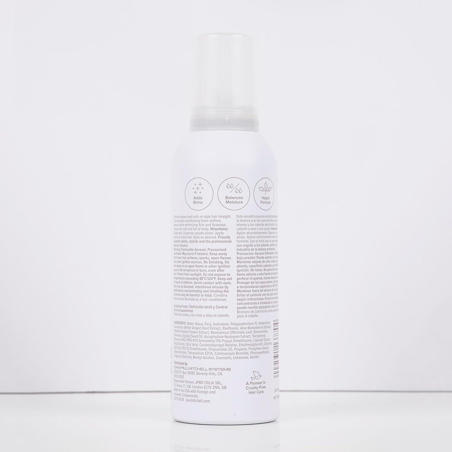 image:imagePaul Mitchell Sculpting Foam Touchable Flexible Hold Frizz Control For All Hair TypesSweet creamy coconut scent