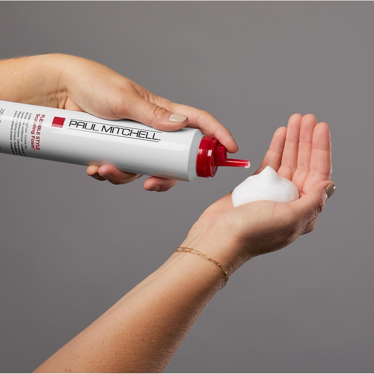 image:imagePaul Mitchell Sculpting Foam Touchable Flexible Hold Frizz Control For All Hair TypesSweet creamy coconut scent