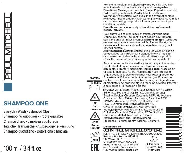 image:imagePaul Mitchell Shampoo One Cleanses Balances Moisture for All Hair Types34 Fl Oz Pack of 1