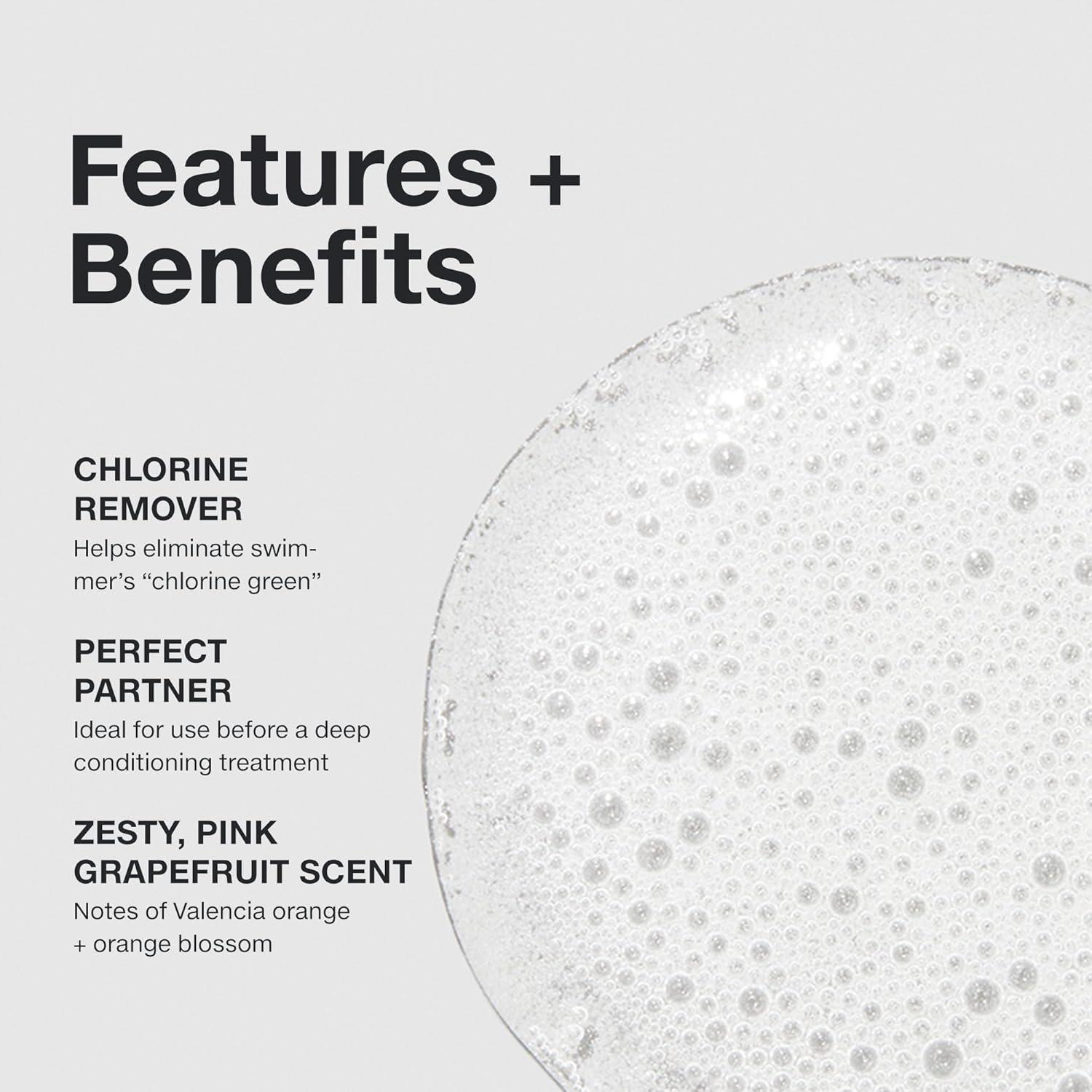 image:imagePaul Mitchell Shampoo Three Clarifying Shampoo Cleanses Impurities Removes Chlorine For All Hair Types Great For SwimmersVibrant zesty pink grapefruit scent