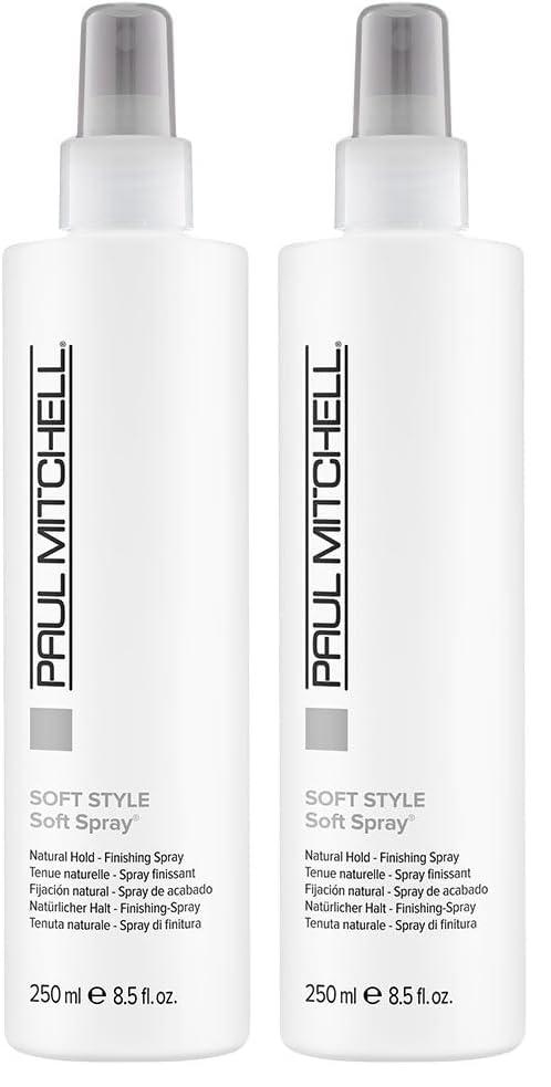 image:imagePaul Mitchell Soft Hairspray Lightweight Soft Hold Brushable Finish For All Hair TypesAromatic almond scent