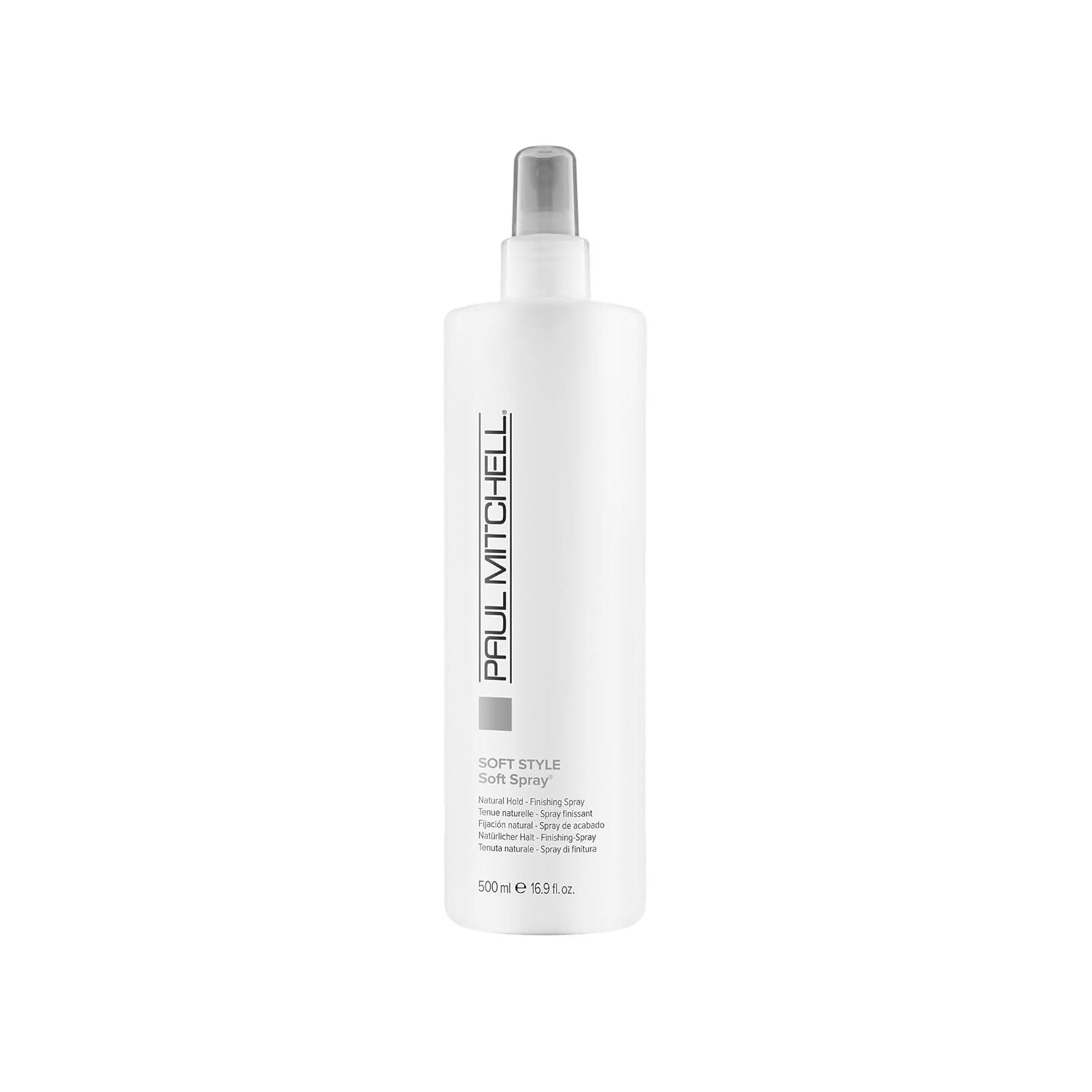 image:imagePaul Mitchell Soft Hairspray Lightweight Soft Hold Brushable Finish For All Hair TypesAromatic almond scent