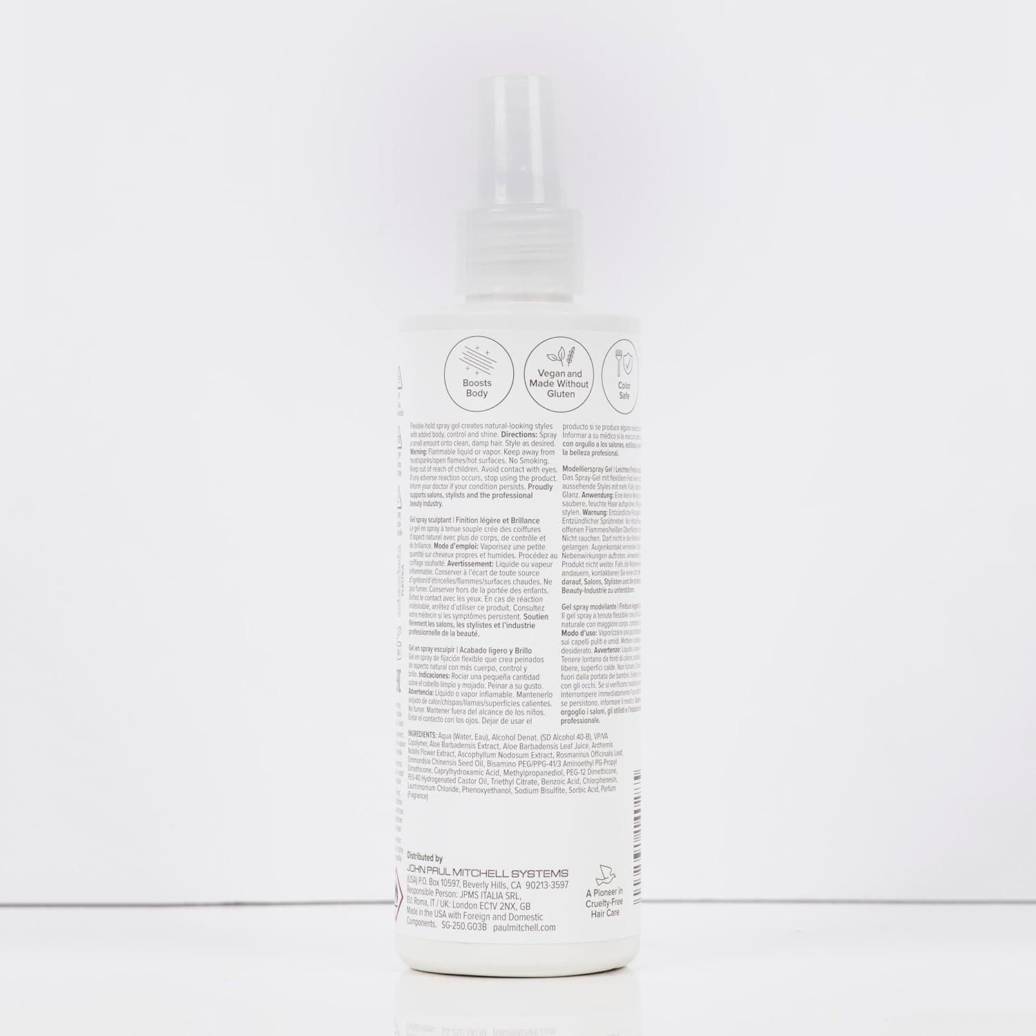 image:imagePaul Mitchell Soft Sculpting Spray Gel Natural Hold Soft Finish For All Hair TypesBreezy  bright scent of honey peach  Valencia orange and florals