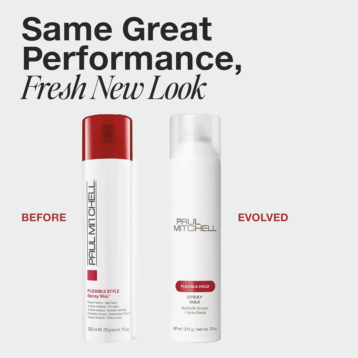 image:imagePaul Mitchell Spray Wax Pliable Texture Satin Finish For All Hair Types Especially Fine to MediumCrisp apple scent with subtle notes of pear cucumber and sandalwood