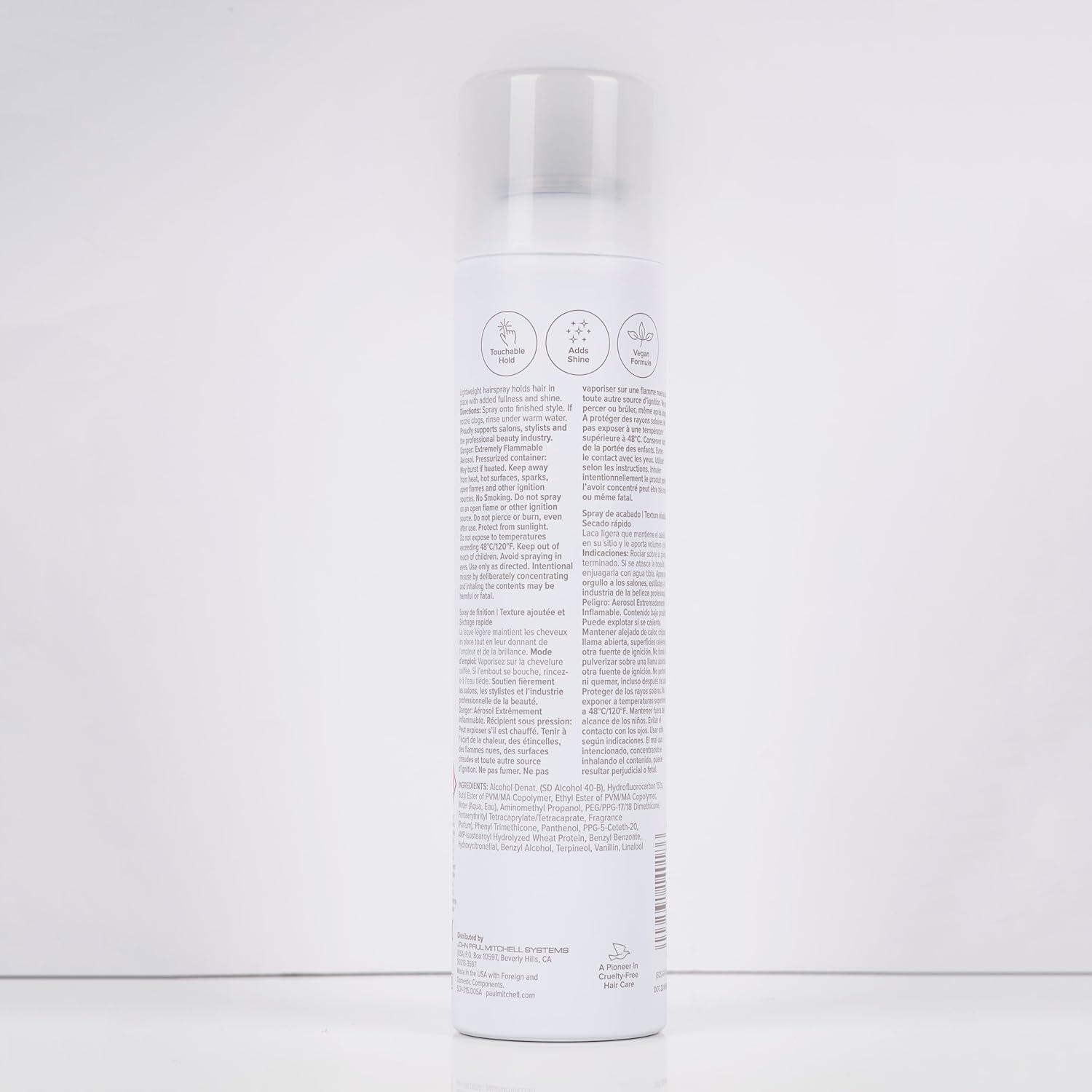 image:imagePaul Mitchell Super Clean Hairspray Fast Drying Adds Texture Flexible Hold For All Hair Types95 Ounce Pack of 1