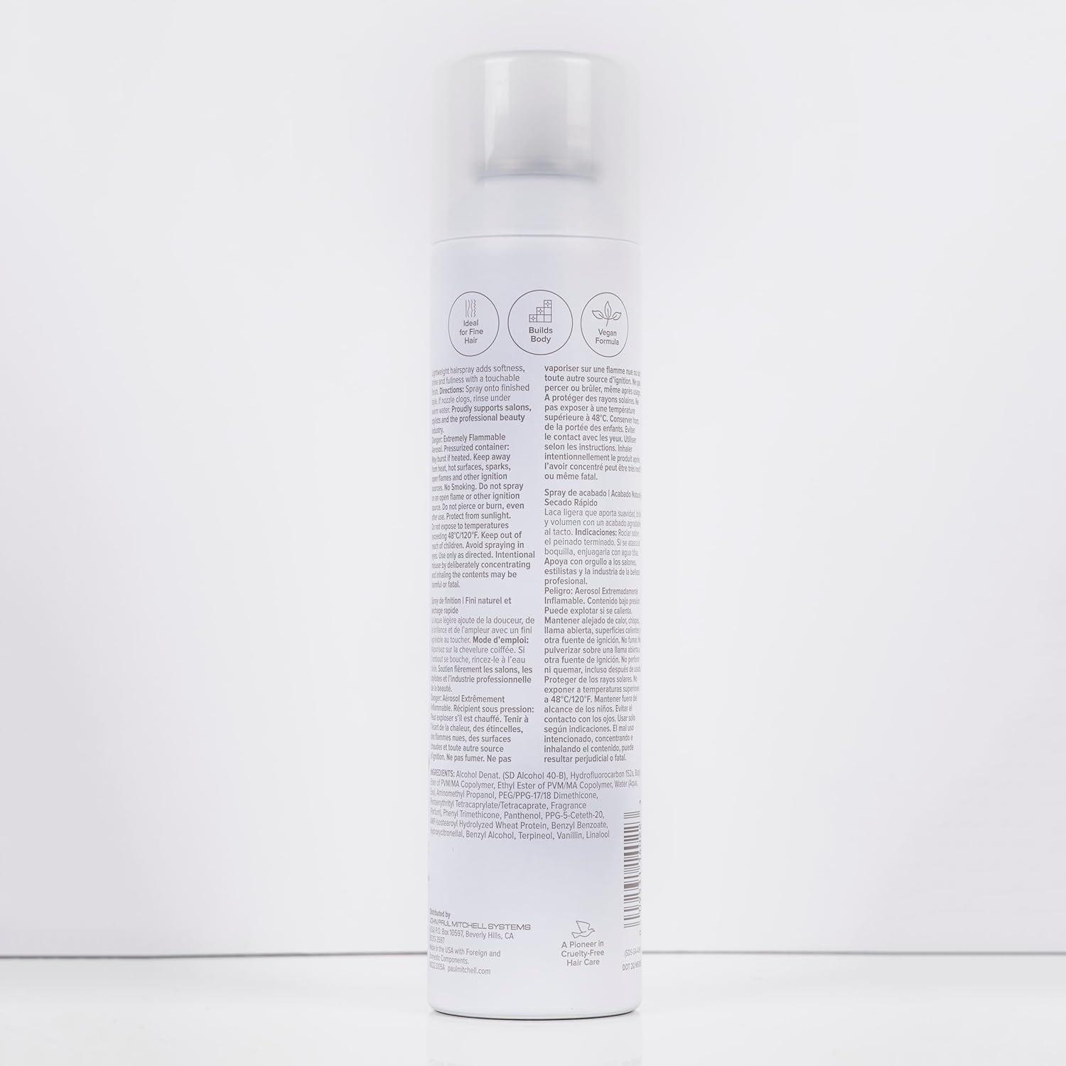 image:imagePaul Mitchell Super Clean Light Hairspray Fast Drying Soft Hold Natural Finish For Fine Hair 95 oz