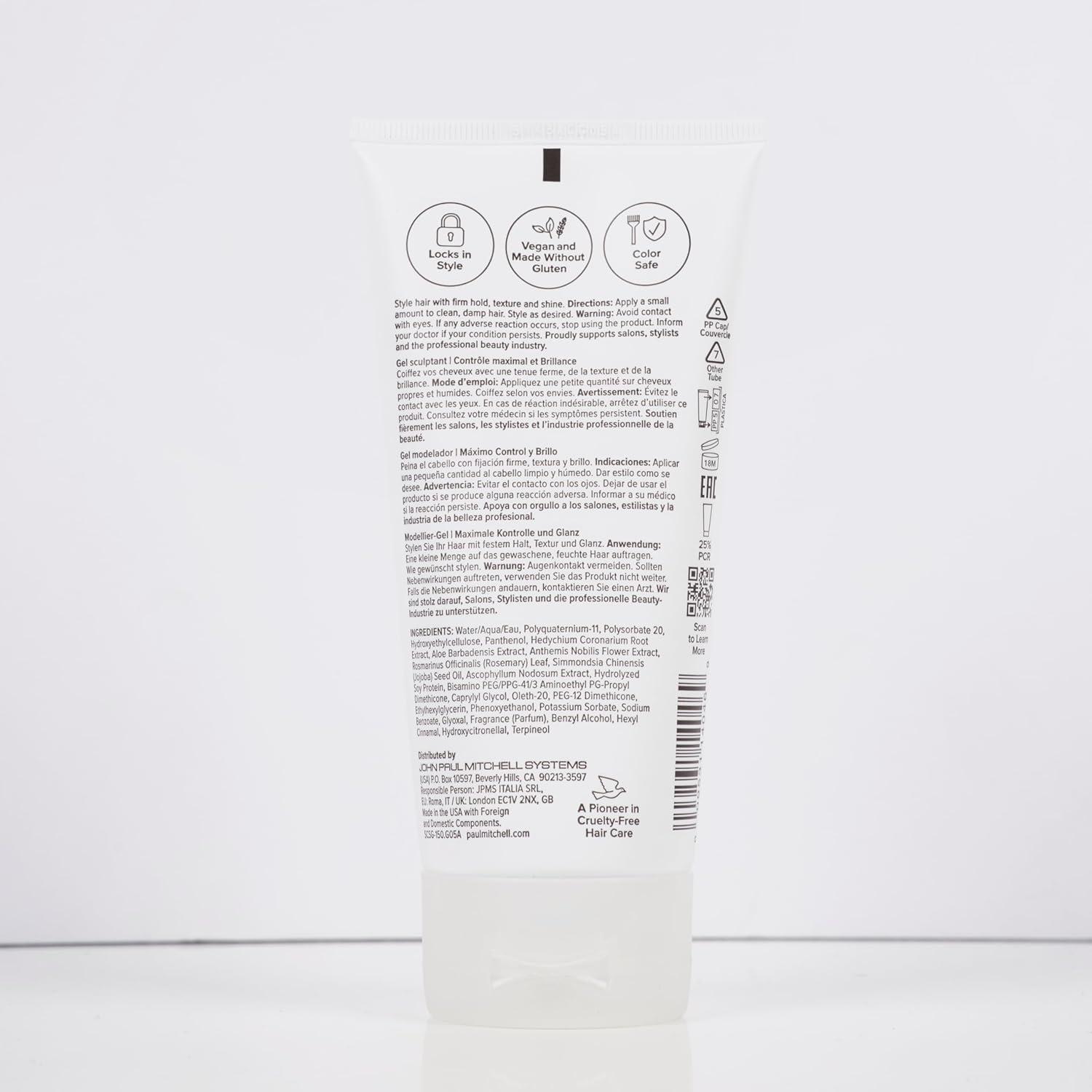 image:imagePaul Mitchell Super Clean Sculpting Gel Firm Hold High Shine Finish Hair Gel For All Hair Types169 Fl Oz Pack of 1