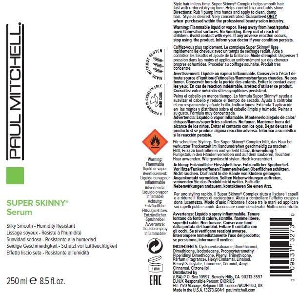 image:imagePaul Mitchell Super Skinny Serum Blowout Primer Speeds Up Drying Time Humidity Resistant For All Hair TypesVibrant juicy scent with notes of apple berries and sweet florals