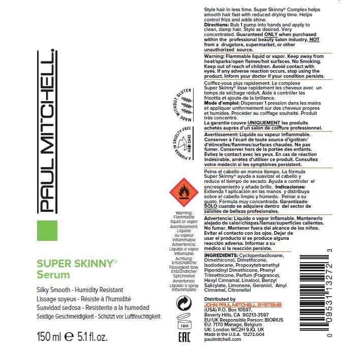 image:imagePaul Mitchell Super Skinny Serum Blowout Primer Speeds Up Drying Time Humidity Resistant For All Hair TypesVibrant juicy scent with notes of apple berries and sweet florals
