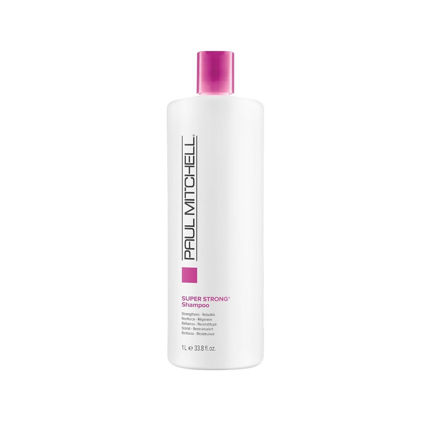 image:imagePaul Mitchell Super Strong Shampoo Strengthens Rebuilds For Damaged HairRefreshing watery scent with notes of orange stone fruit and aquatic cucumber