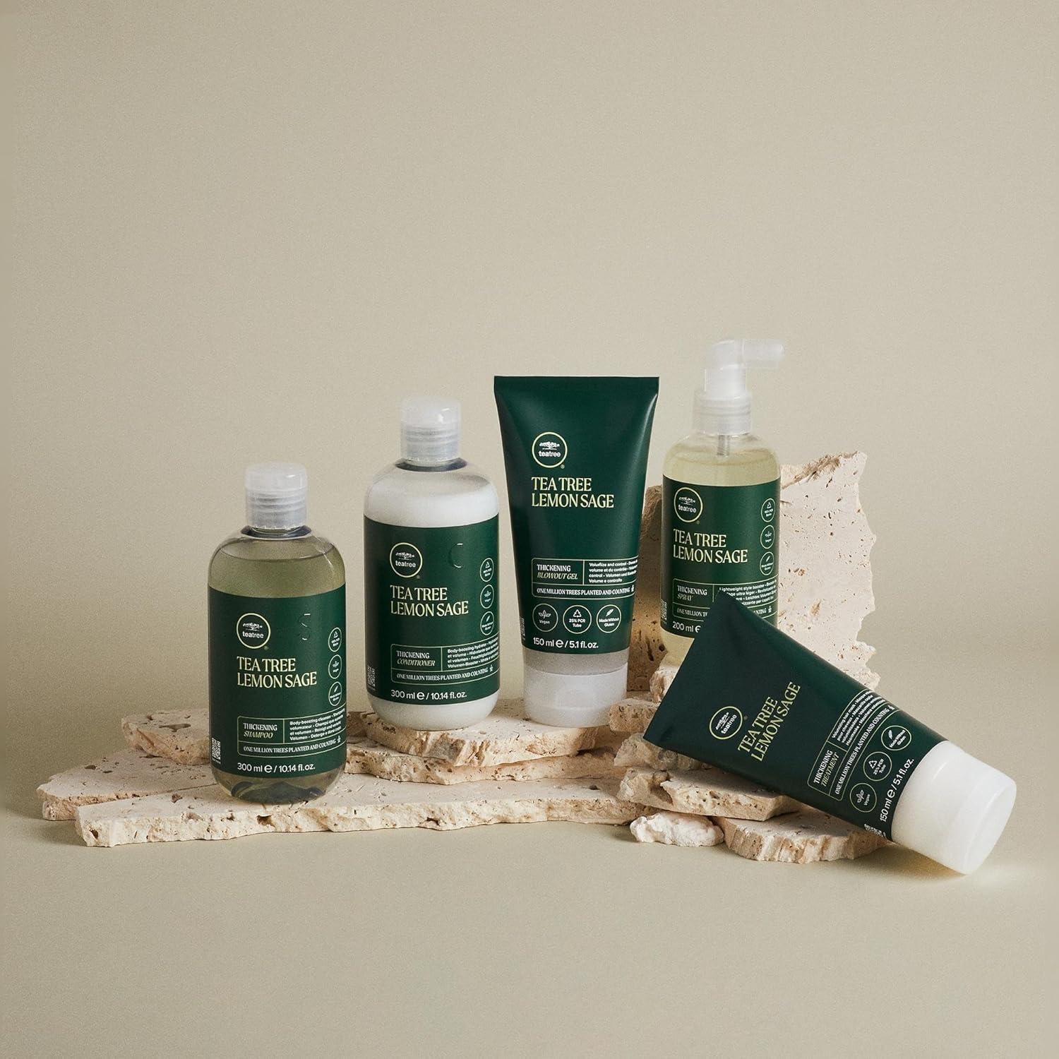 image:imageTea Tree Lemon Sage Thickening Conditioner Builds Body Boosts Volume For Fine Hair25 Fl Oz Pack of 1