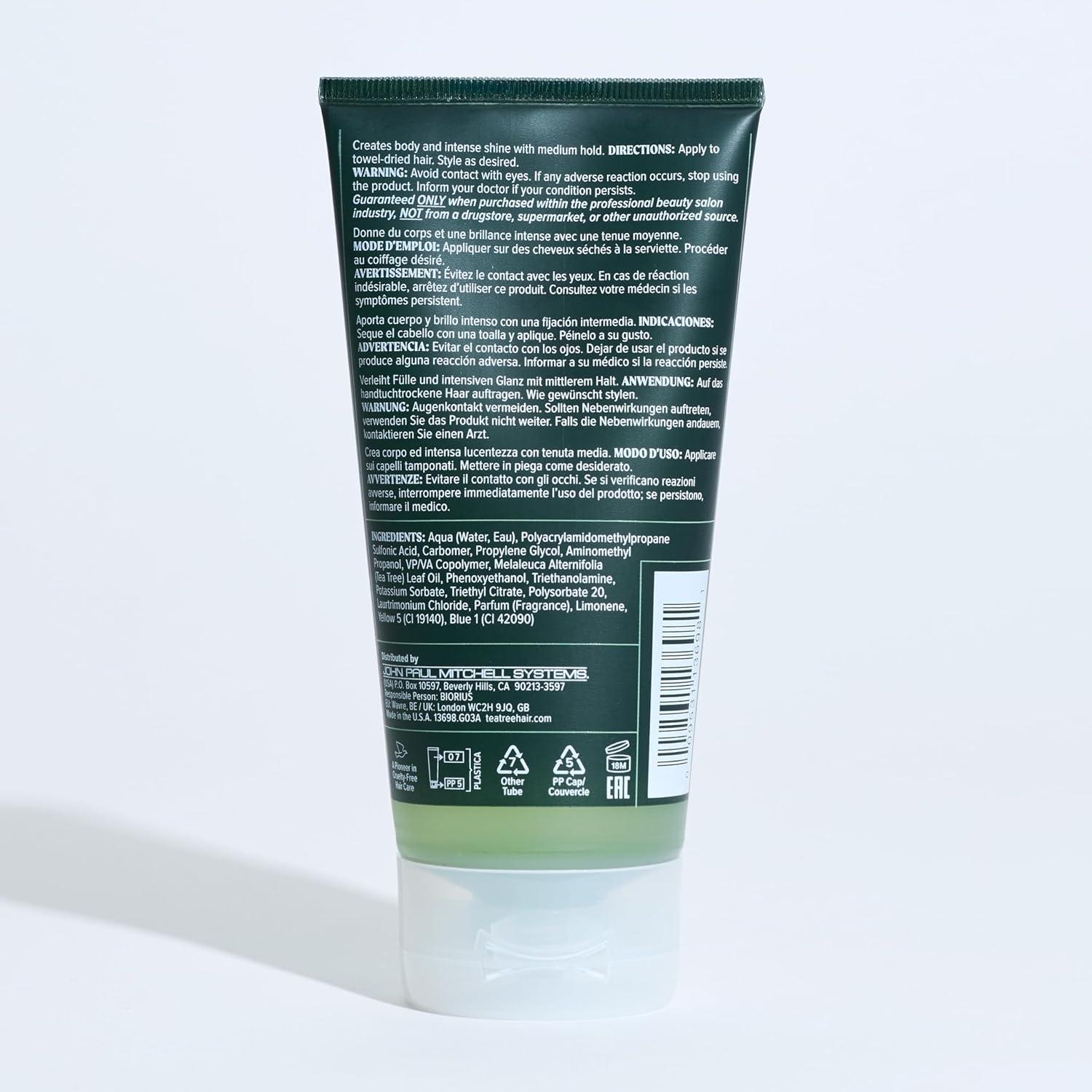 image:imageTea Tree Styling Gel Medium Hold HighShine Finish For All Hair Types25 Fl Oz Pack of 1