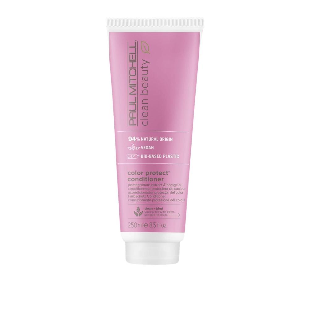 image:imagePaul Mitchell Clean Beauty Color Protect Conditioner Replenishes Extends Color Vibrancy For ColorTreated HairA fruitforward scent with delicate floral notes and vanilla undertones