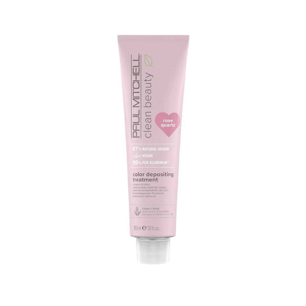 image:imagePaul Mitchell Clean Beauty ColorDepositing Treatment For Refreshing  Protecting ColorTreated HairRose Quartz