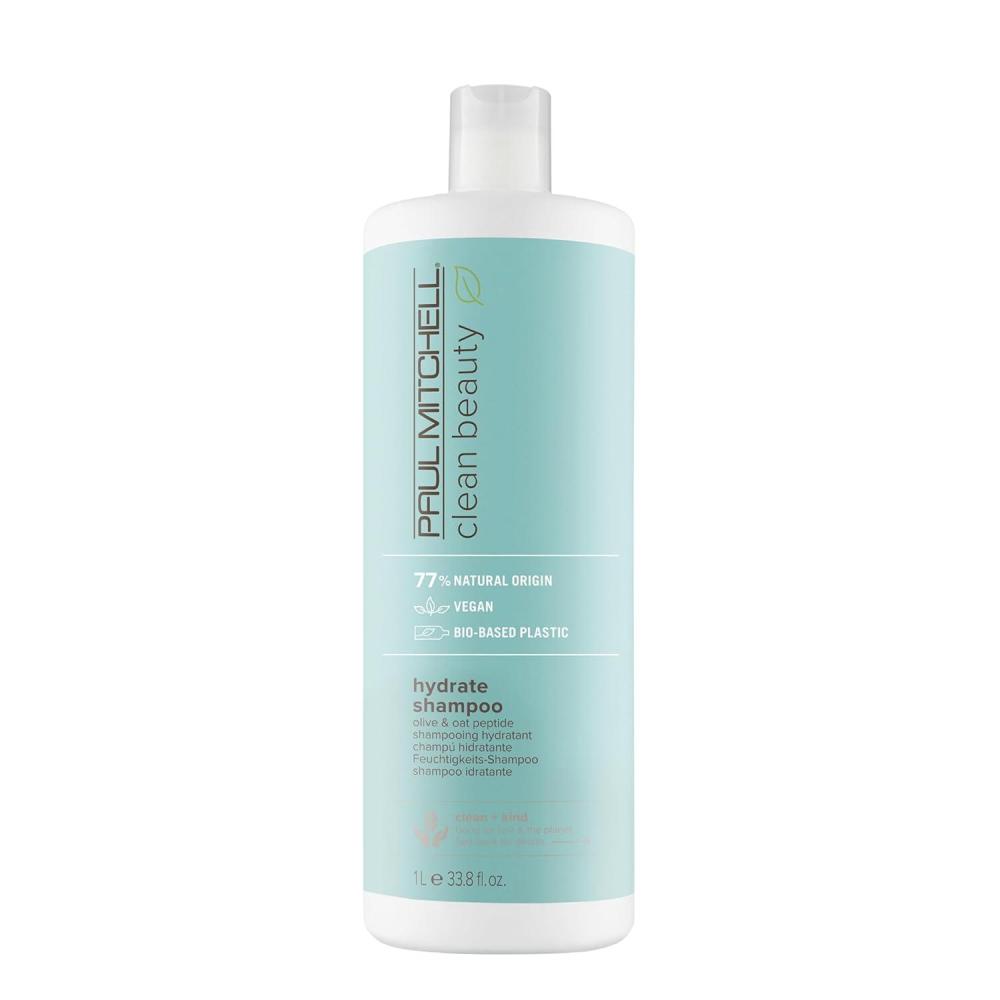 image:imagePaul Mitchell Clean Beauty Hydrate Shampoo Replenishes Hair Adds Moisture For Dry Hair338 Fl Oz Pack of 1