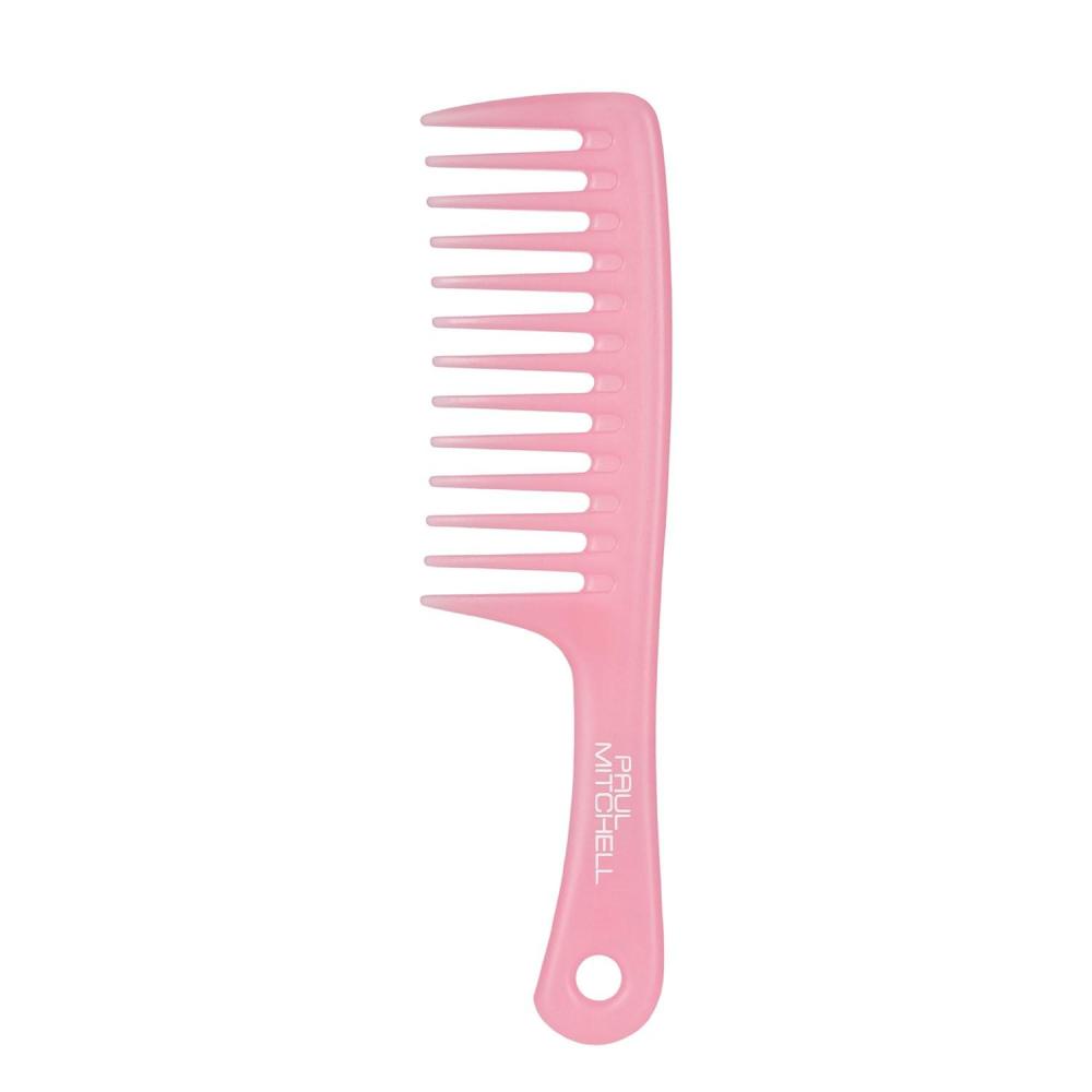 image:imagePaul Mitchell Detangler Comb Wide Tooth Comb Detangles Wet or Dry HairGuava Pink 962 inLength Pack of 1