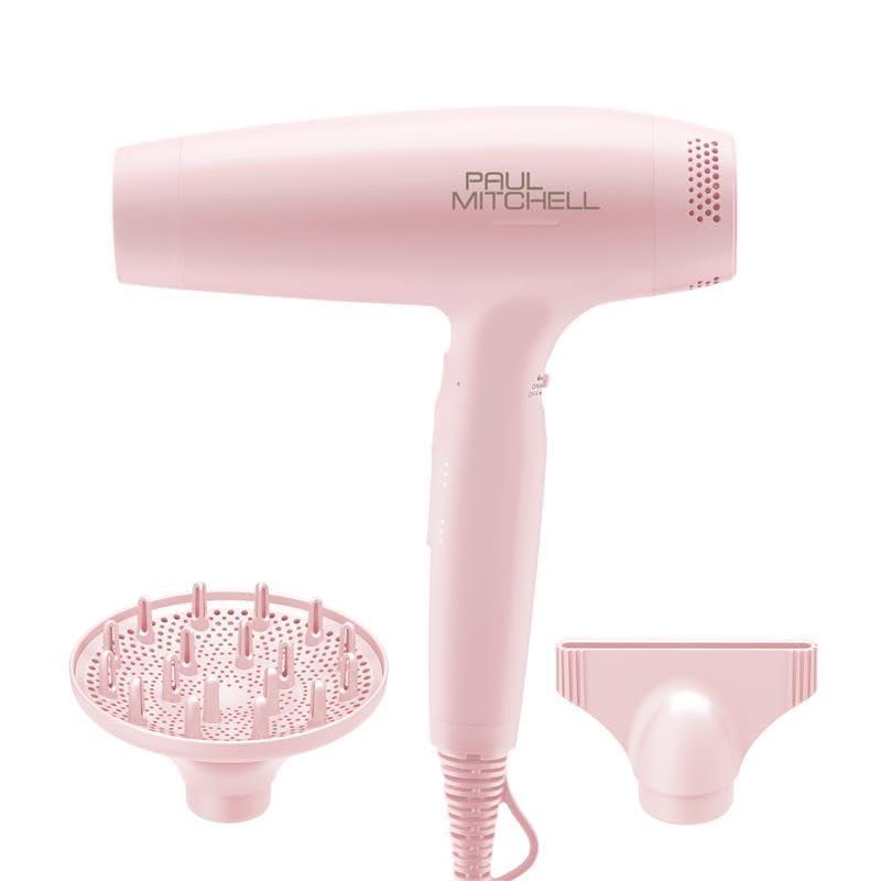 image:imagePaul Mitchell Dry Lightweight Professional Hair Dryer Multiple Heat Speed Settings For SalonLevel BlowoutsPink Pack of 1