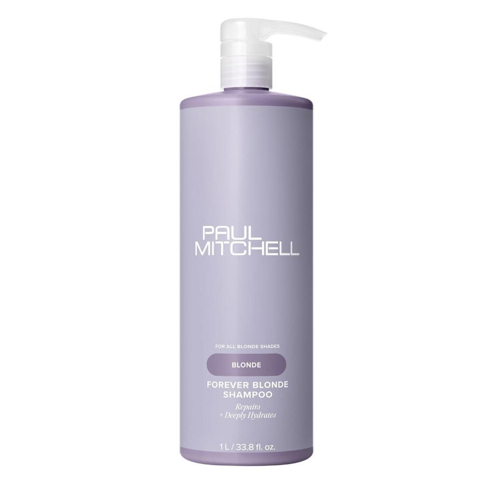 image:imagePaul Mitchell Forever Blonde Shampoo Repairs  Deeply Hydrates Ideal For Bleached  Lightened Hair338 Fl Oz Pack of 1