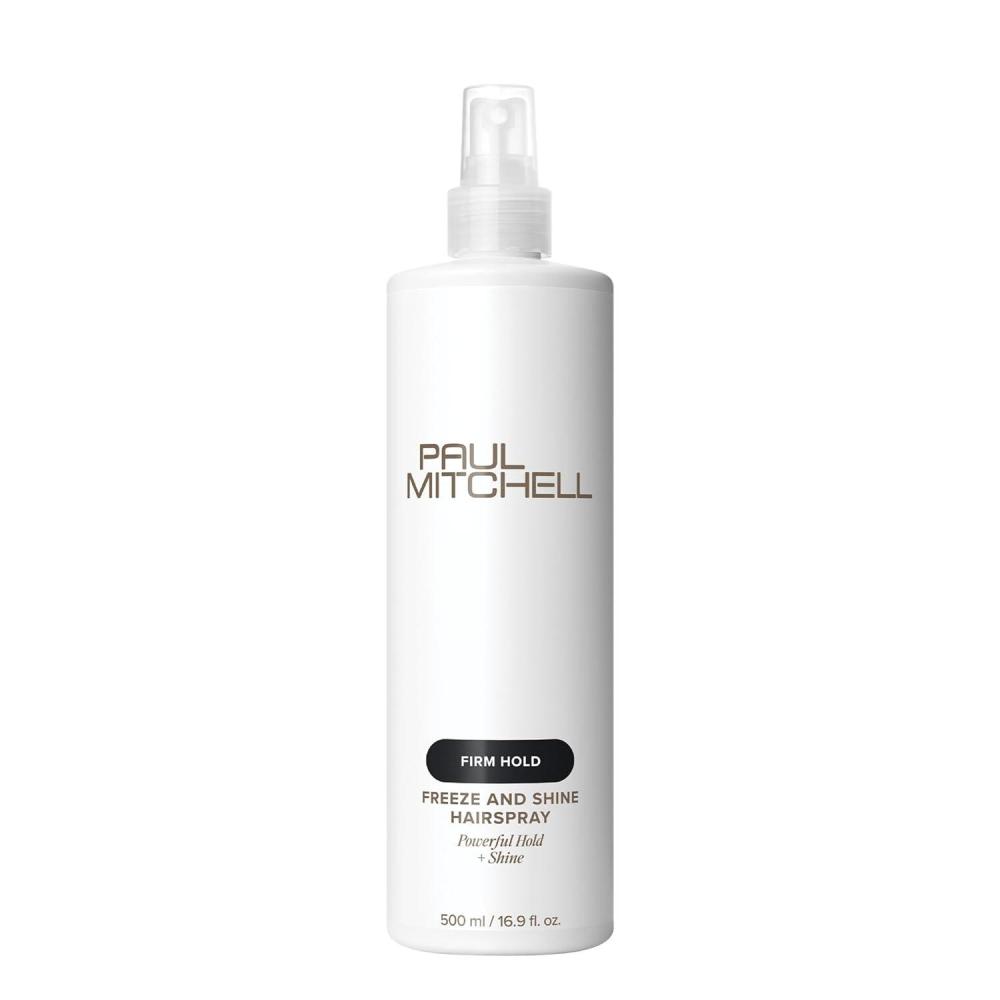image:imagePaul Mitchell Freeze and Shine Super Hairspray Maximum Hold Shiny Finish Hairspray For Coarse Hair169 Fl Oz Pack of 1