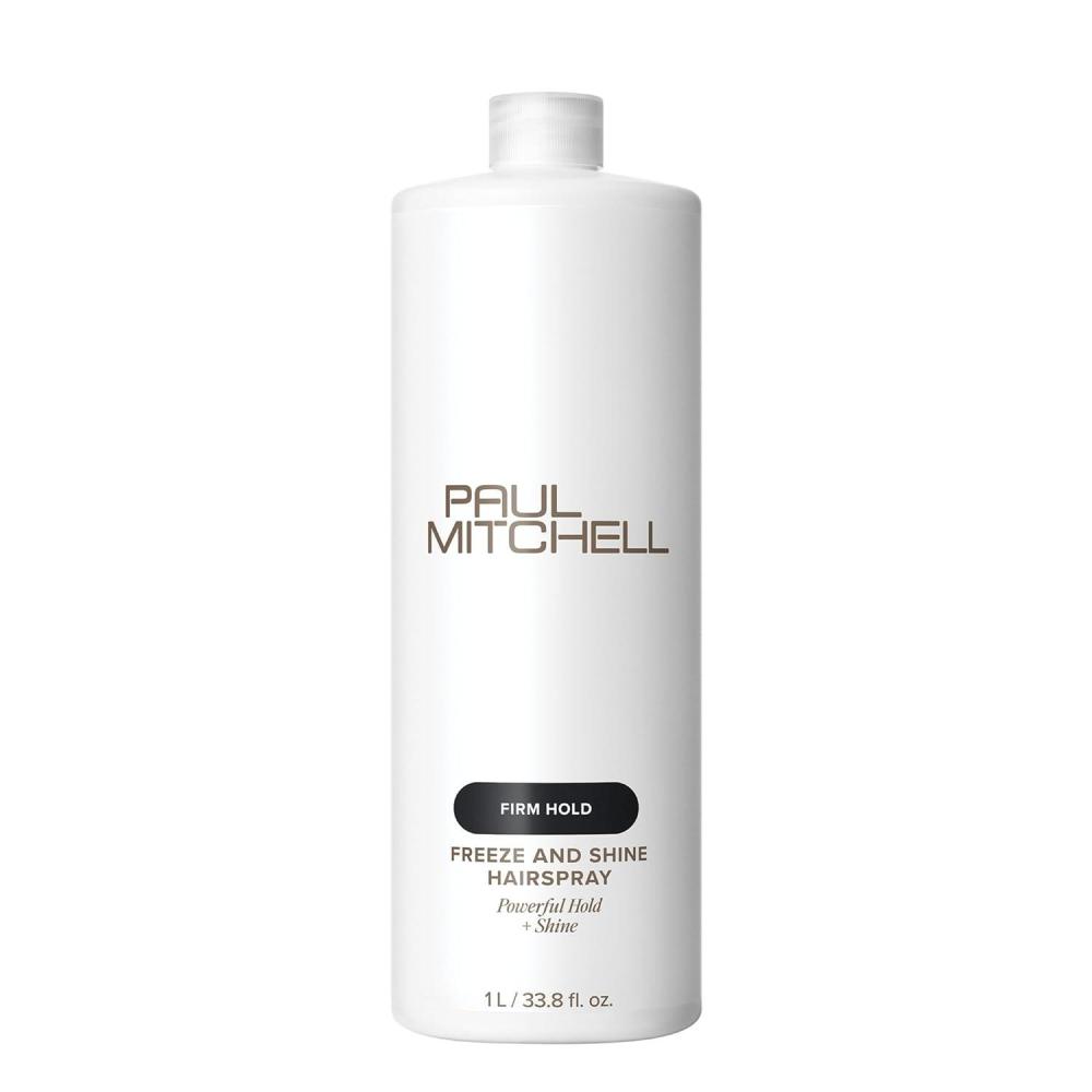 image:imagePaul Mitchell Freeze and Shine Super Hairspray Maximum Hold Shiny Finish Hairspray For Coarse Hair338 Fl Oz Pack of 1