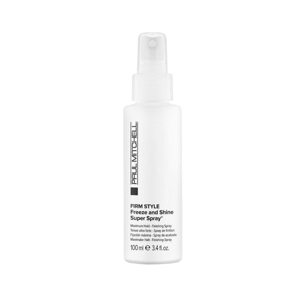 image:imagePaul Mitchell Freeze and Shine Super Hairspray Maximum Hold Shiny Finish Hairspray For Coarse Hair34 Fl Oz Pack of 1