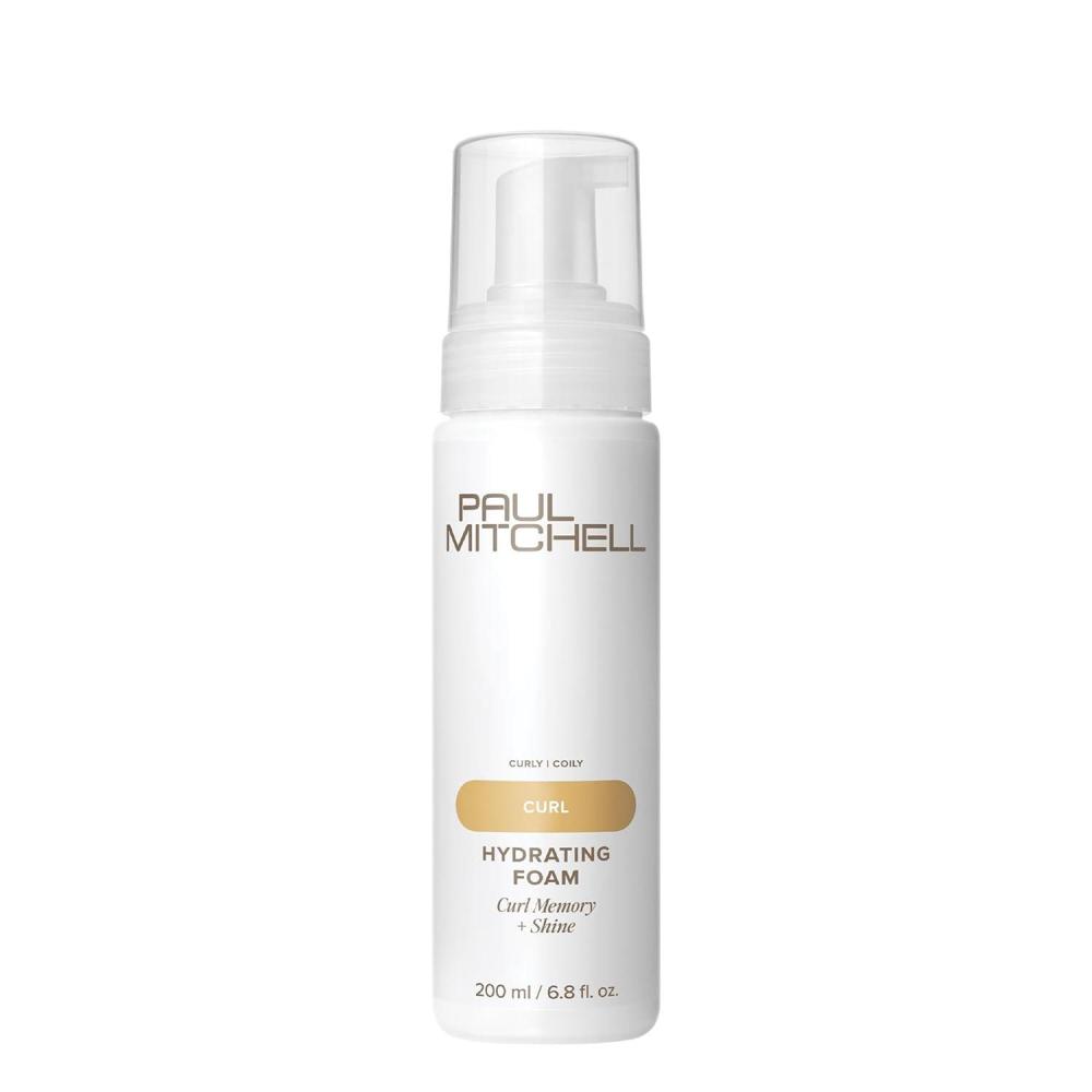 image:imagePaul Mitchell Hydrating Foam Provides Curl Memory Shine For Curly Coily Hair 68 fl oz