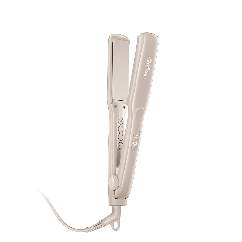 image:imagePaul Mitchell Smooth Ceramic Flat Iron Adjustable Heat Settings for Smoothing Straightening125 CeraShine Ceramic Plates Taupe