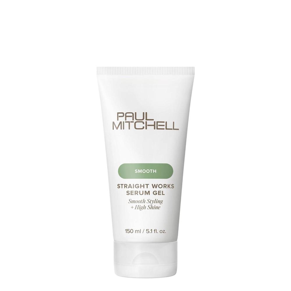 image:imagePaul Mitchell Straight Works Hair Gel Smoothing Styler Add Shine For Frizzy Hair 51 fl oz