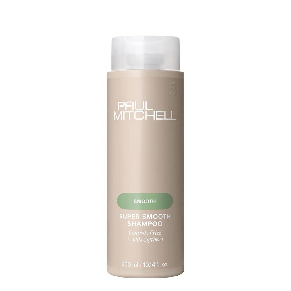 image:imagePaul Mitchell Super Smooth Shampoo Controls Frizz Adds Softness For Frizzy HairLush juicy scent with notes of apple  dewberry  white peach and wild strawberry
