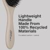 Paul Mitchell Dressing Hair Brush, Vegan Boar Bristles For Frizz Control + Boosting Shine, All Hair Types, Taupe, Made of 100% Recycled Plastic