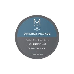 MITCH by Paul Mitchell Original Pomade for Men, Medium Hold, Low Shine Finish, Water-Soluble, For All Hair Types, 3 oz.(3 Ounce (Pack of 1))