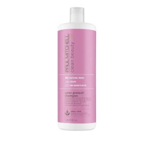 Paul Mitchell Clean Beauty Color Protect Shampoo, Gently Cleanses, Protects Hair Color, For Color-Treated Hair(33.8 Fl Oz (Pack of 1))