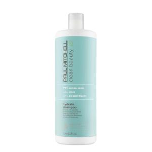 Paul Mitchell Clean Beauty Hydrate Shampoo, Replenishes Hair, Adds Moisture, For Dry Hair(33.8 Fl Oz (Pack of 1))